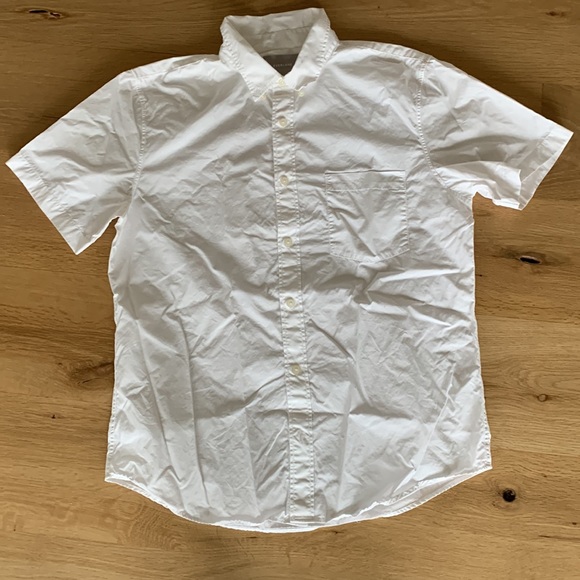 EVERLANE Men’s Cotton Short Sleeve Button Down - Picture 4 of 6